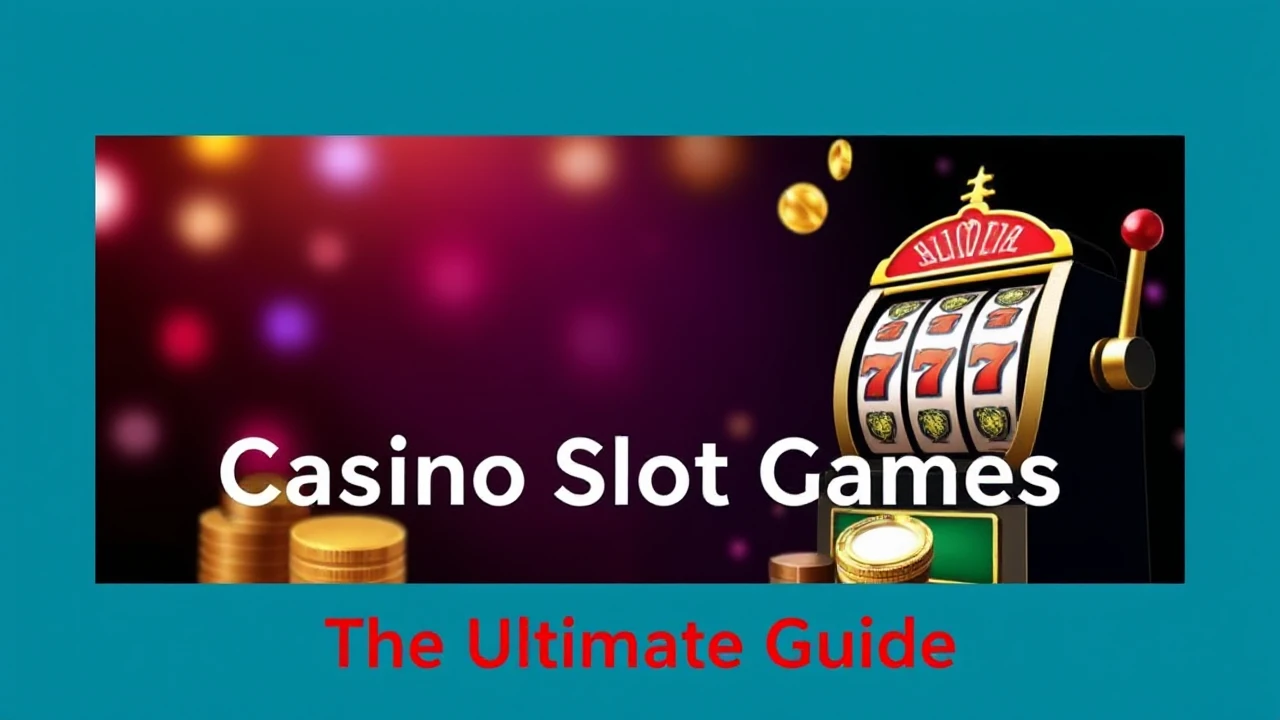 Becoming a Pro in Casino Slot Games: The Ultimate Guide
